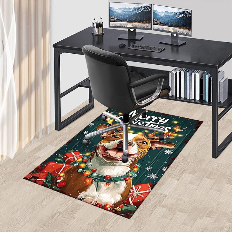 

Christmas Anime Cartoon Design Chair Mat Non-Slip Carpet for Office Home Decoration Living Room Bedroom Game Room Dormitory Gift.R083 60cm by 90cm