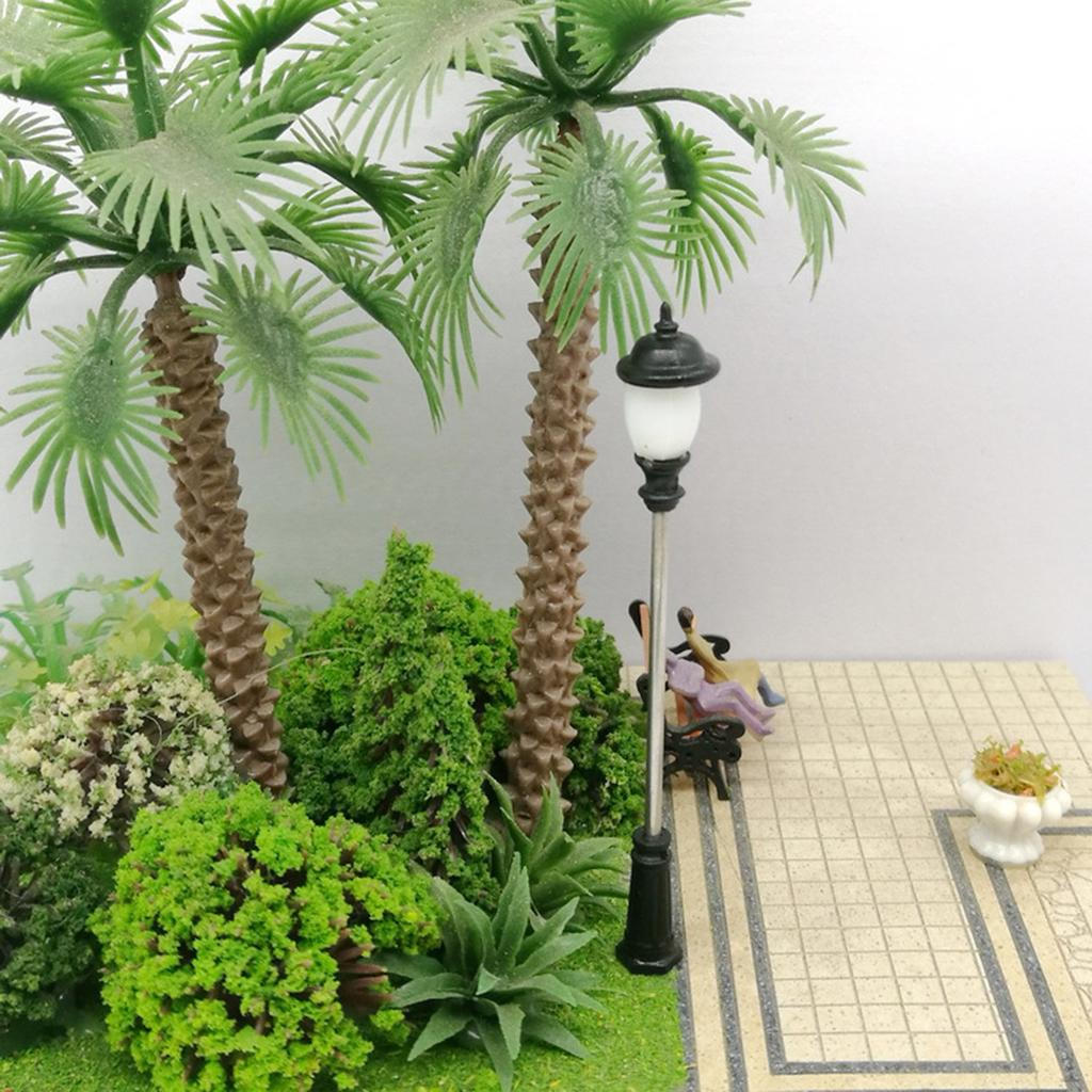 10 1: 100 Miniature DIY Model Building Street Lights LED Lamp