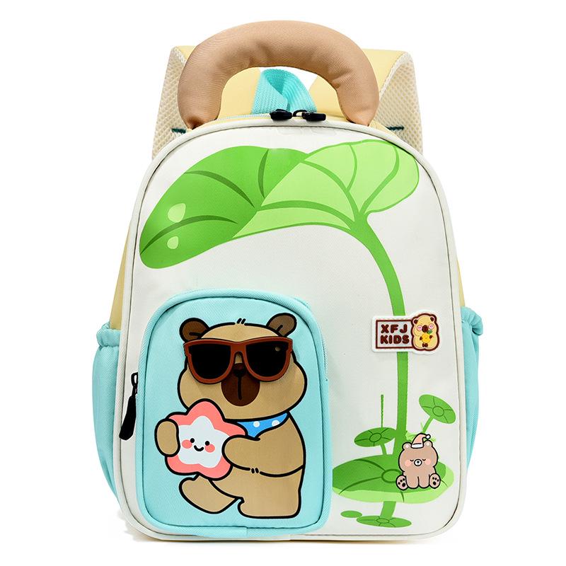 Lightweight Cute Cartoon Animal Backpack for Boys & Girls Aged 3-6 with Spine Support and Weight Reduction