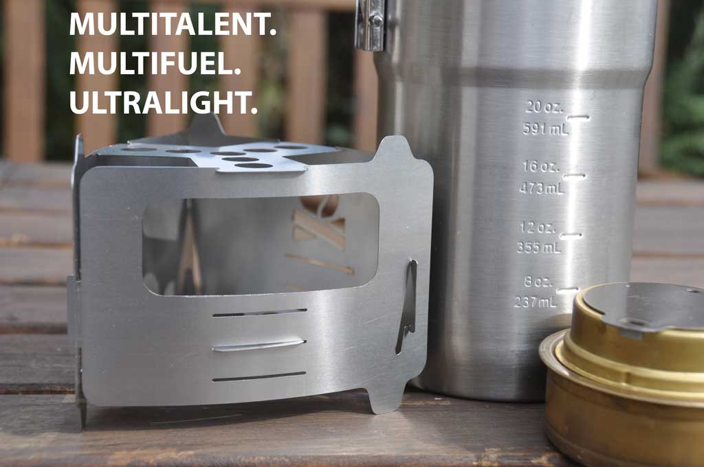 Bushbox Ultralight Outdoor Pocket Stove (Campfire Grill/Cooker)