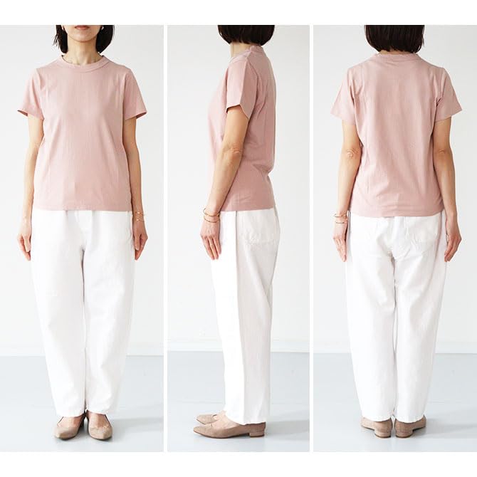 homspun Jersey Short Sleeve 6271 Order Dusty T-Shirt (Dusty Pink) [Special Color] Women's (JP, Alphabet, S, Pink)