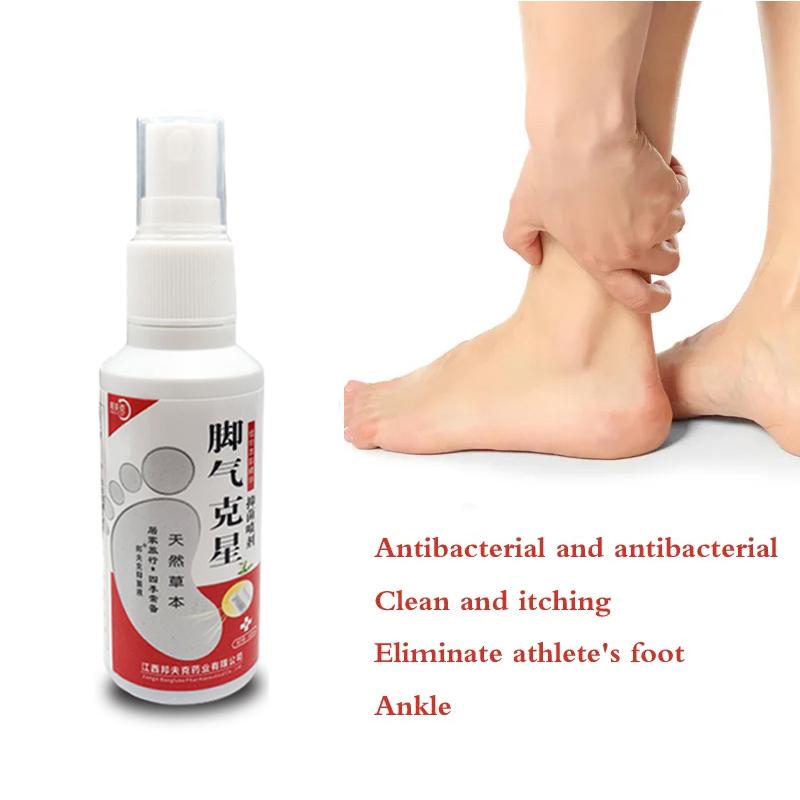 Foot Odor and Sweat Spray Foot Gas Spray Foot Itch Peeling and Antiperspirant Cleaning Feet Care Liquid Personal Health Care NO BOX