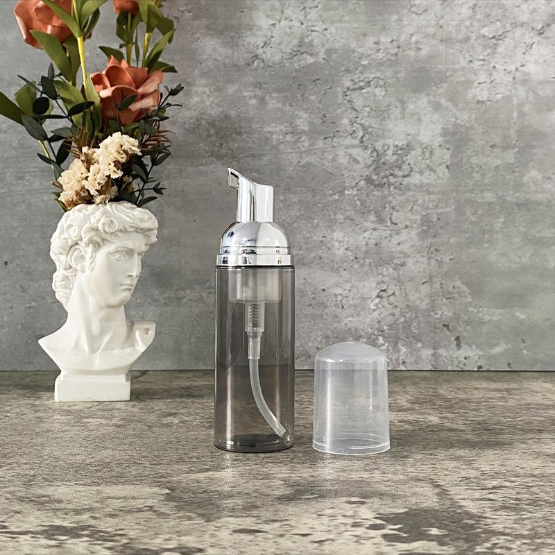 50ml Opaque Black PET Foaming Cleanser Dispenser Bottle