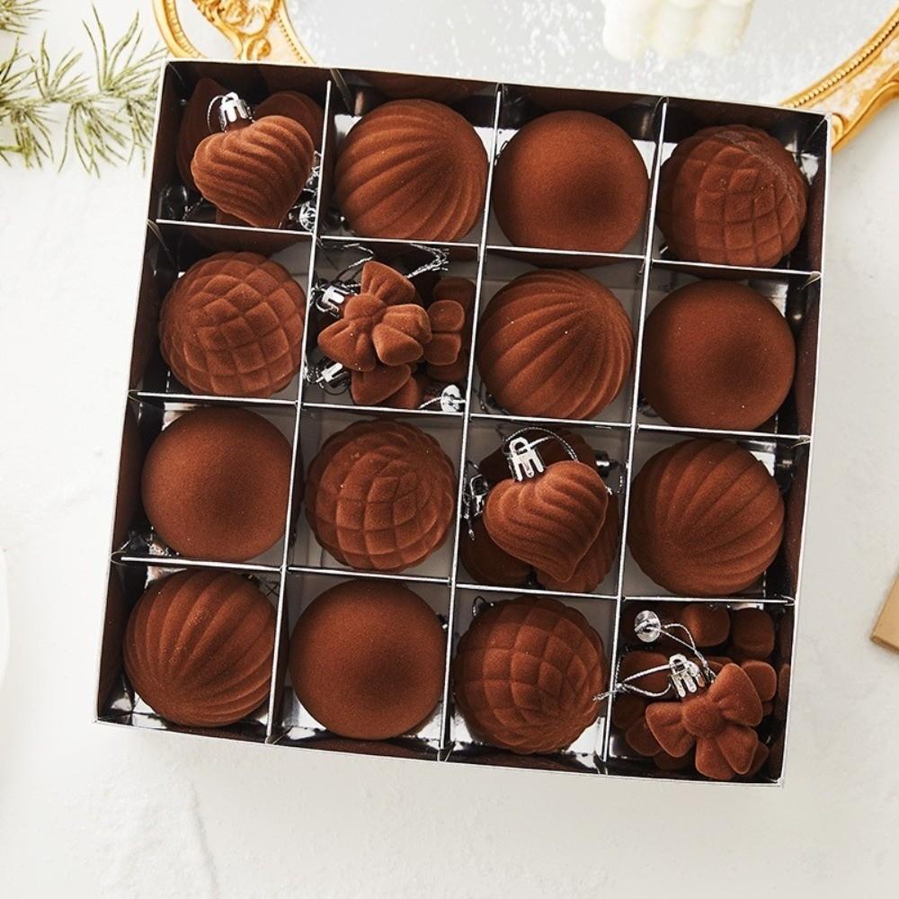 32Pcs/set Xmas Baubles Xmas Tree Hanging Pendant 6cm Xmas Ornament Ball Christmas Ball Set