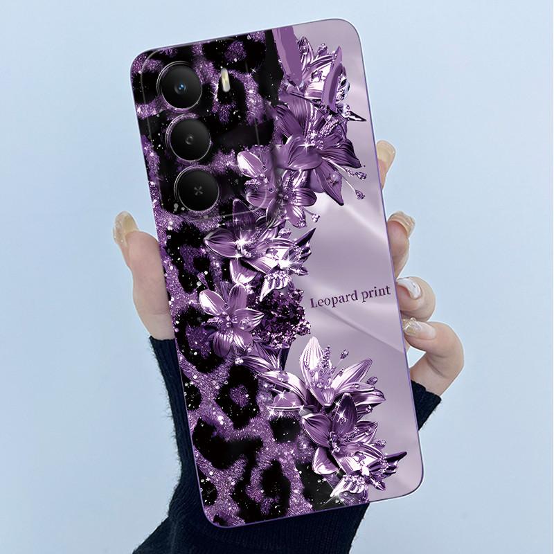 Case For Realme C71 4G Cute Panda Sweet Girls Cats Silicone Soft Back Cover For RealmeC71 4G Ultrathin Anti-Scratch Protective