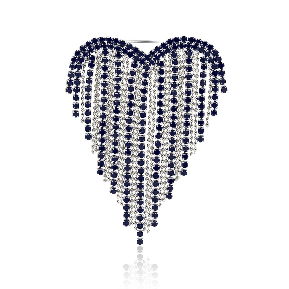 

Модные блестящие броши-кисточки в виде любви для женщин, булавки в форме сердца, повседневные булавки на лацкан, подарочный аксессуар, многоцветные, в наличии