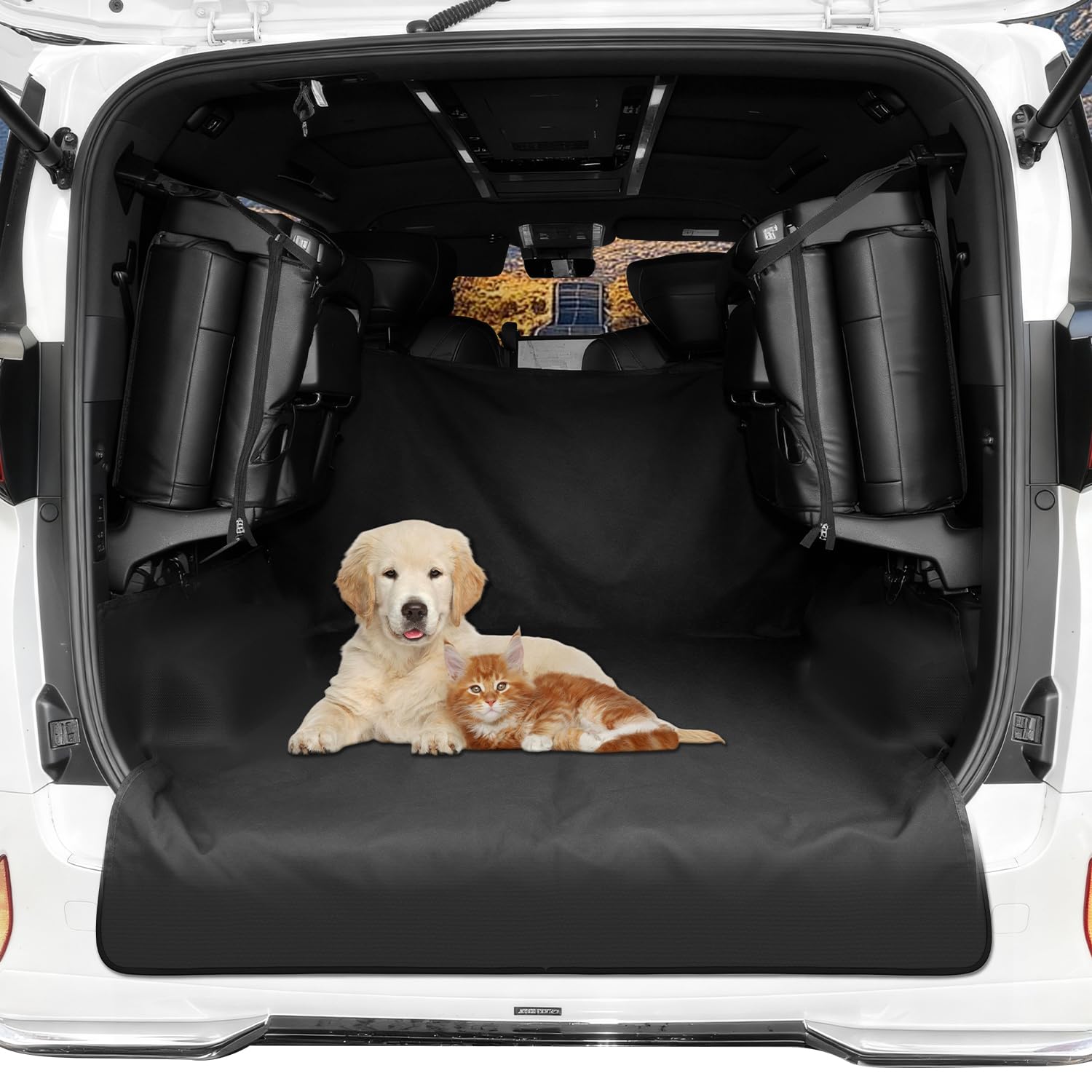 

Коврик в багажник Vidoya для Alphard 40 серии и Alphard 30, переноска для домашних животных и собак и идеально подходит для хранения багажа, серия, сиденье, водонепроницаемый, чёрный