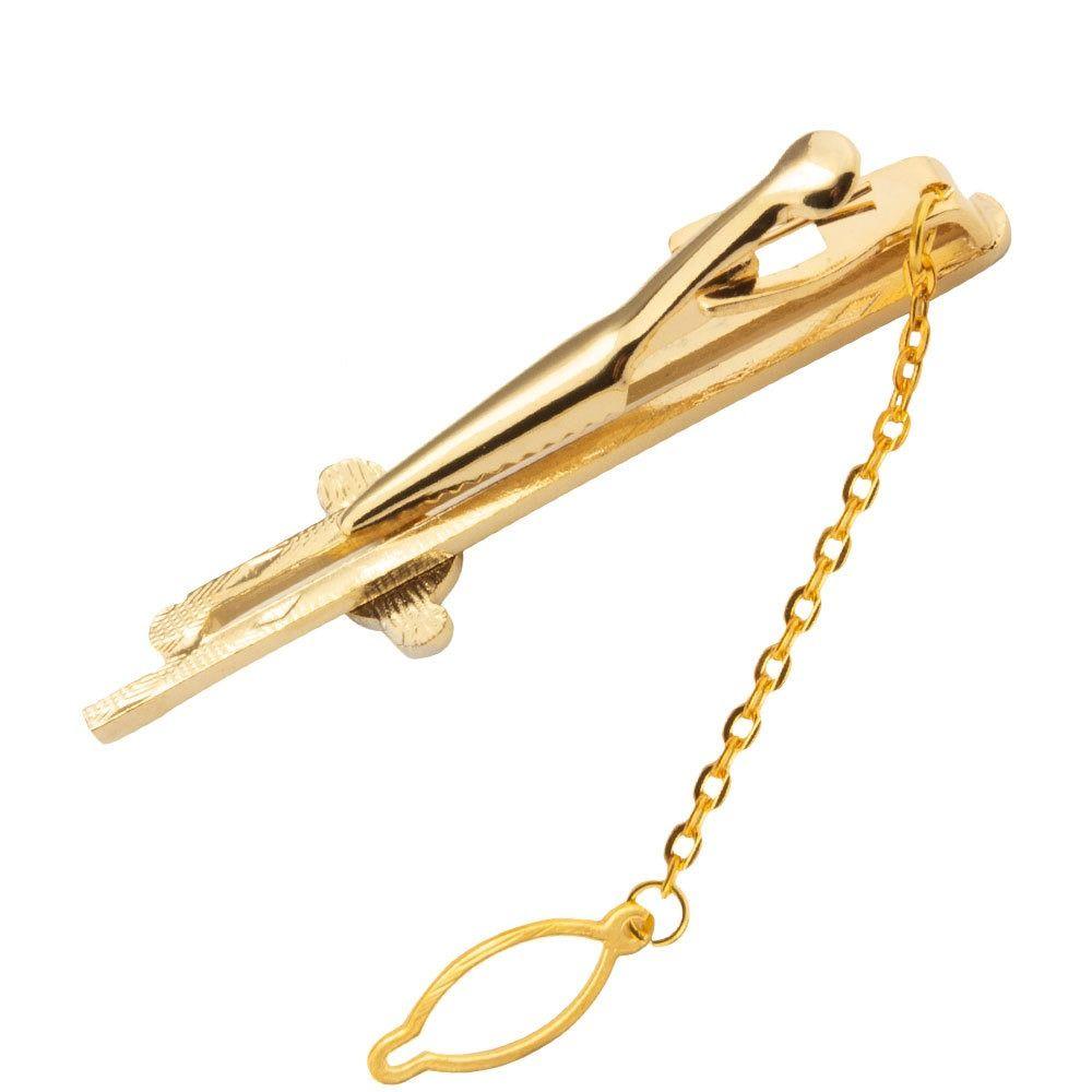 Copper Musical Note Clasp Clip Saxophone Men Necktie Buckle Formal Metal Tie Clips Gift