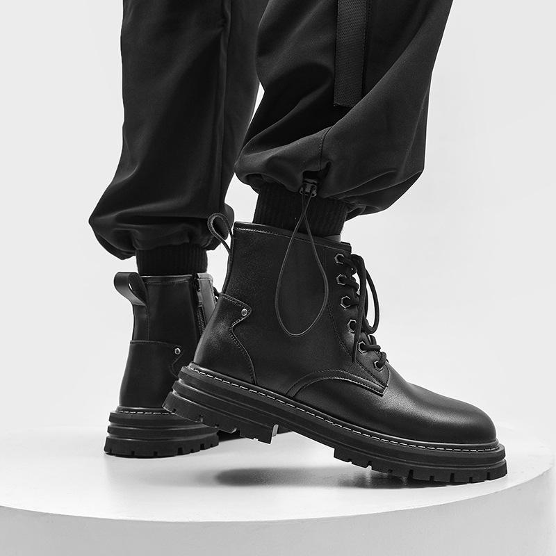 Ботинки Martin Мужская обувь Осенние британские ботинки в стиле ретро Инструментальные — фото 4