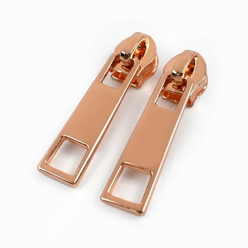 5-30Pcs Meetee 5# Nylon Zipper Puller Down Jackets Bags Zippers Sliders Garment Zips Head Repair Kits DIY Sewing Accessories