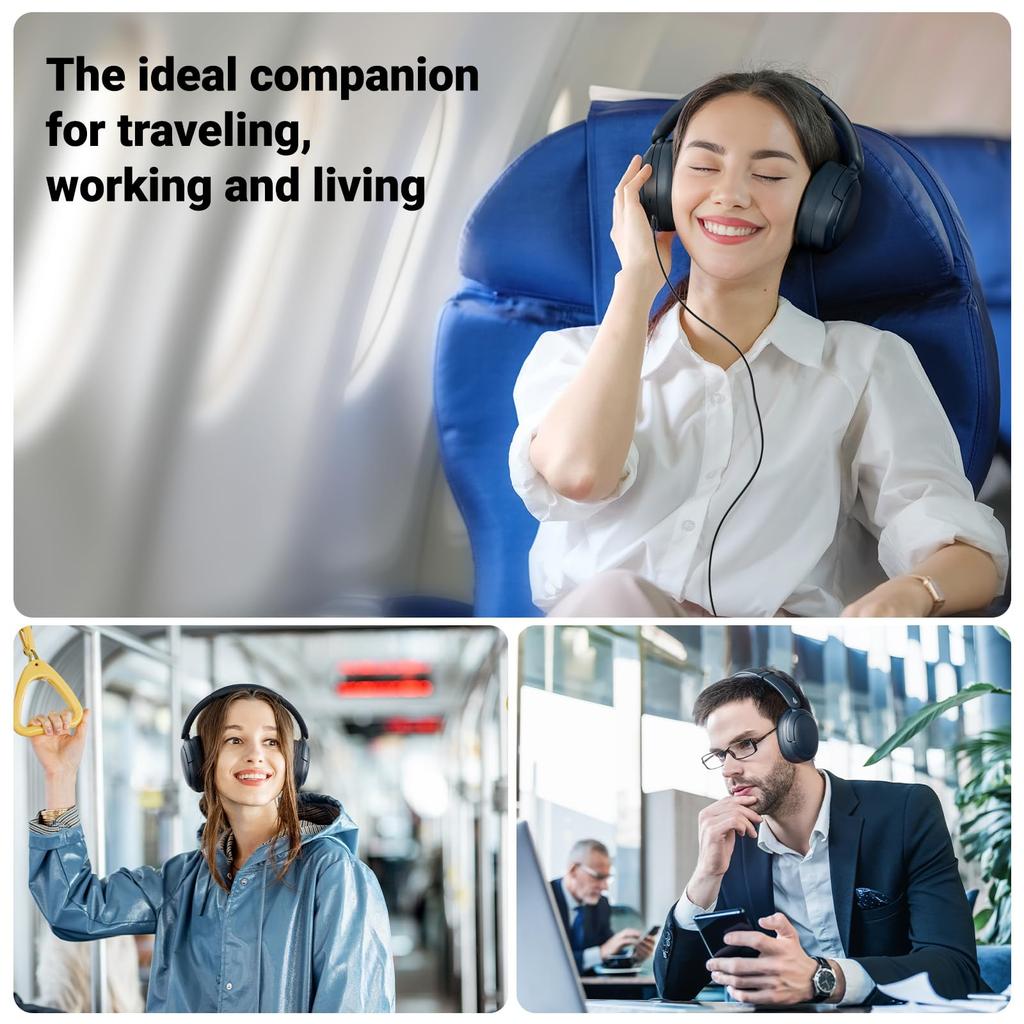 Edifier VGP Gold Award V80 Wireless Headphones Bluetooth 5.4 Hybrid ANC 44dB Noise Cancelling Hi-Res 45 Hours Playback Wired Wireless Dual Use Navy