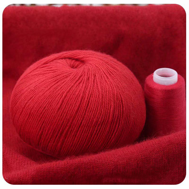 Cashmere Yarn Plush Mohair Knitting Thread Soft Baby Cotton Yarn For Cardigan Scarf Shawl Sweater Crochet DIY Handmade Yarn