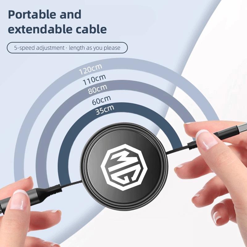 Car Charging Cable 3 In 1 USB Cable For Lightning Type C Micro USB Fast Charging Cable For Morris Garages MG 3 5 6 7 HS ZS GS H