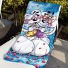 Cartoon Diddl Rat Mouse Towel Sports Quick Dry Travel Camping Gear Sandproof Soft Light Large Beach Towel