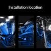 12V Motorcycle Led Light Multi-Color Atmosphere Light Sound Control Decorative Neon Lamp For Harley Yamaha Honda Kawasaki Suzuki