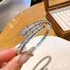 Simple and Exquisite Luxury R Snake Bone Micro-encrusted Zircon Bracelet Spirit Snake