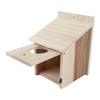 Outdoor Wooden Birdhouse Natural and Safe DIY Birdhouse Breeding Box with Standing Rod
