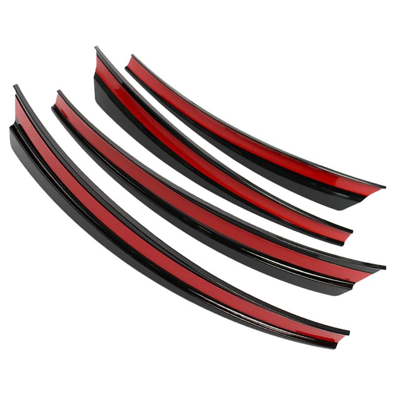 Front+Rear Car Wheel Eyebrow Fender Mudguard Mud Flap Splash Guard for Tesla Model