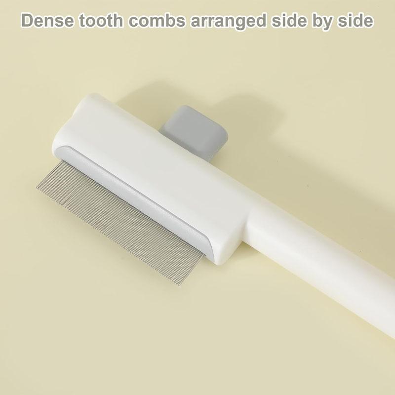 Grzebień do usuwania sierści zwierząt, Szczotka dla kota z przyciskiem zwalniającym, Samooczyszczająca się szczotka do pielęgnacji zwierząt