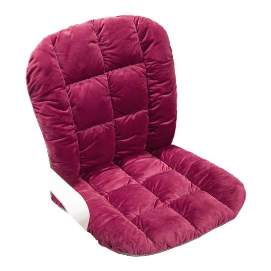 Winter Desk Chair Cushion with Back Support And Removable Washable Cover Thickened Telescopic Straps for Anti-Slip Office