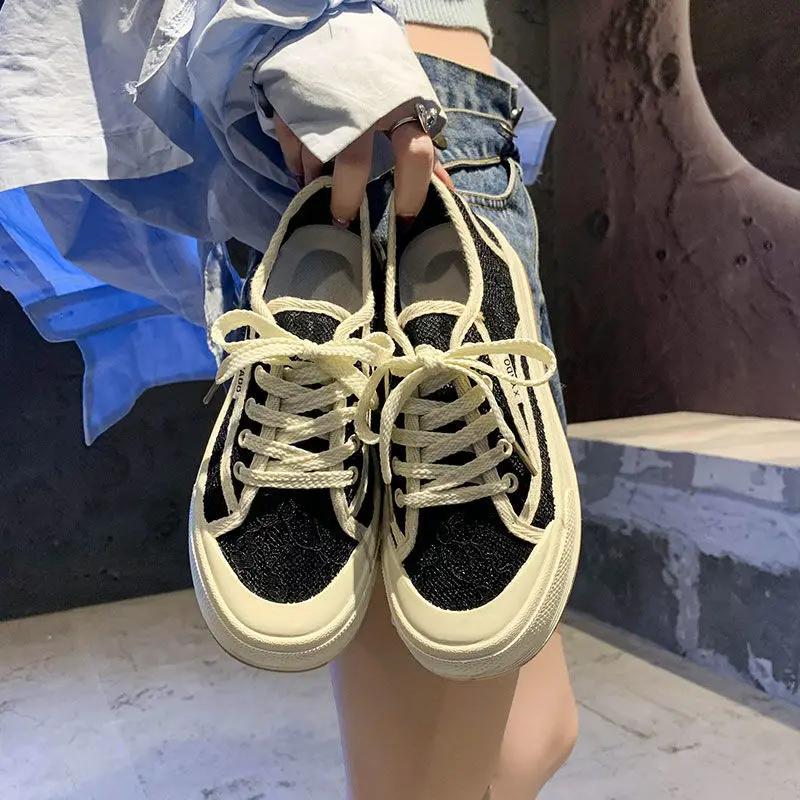Fashion High on Platform Mesh Breathable Y2k Fashion 2025 New Women's Shoes Comfortable and Elegant Light Original Ladies Footwear Sale