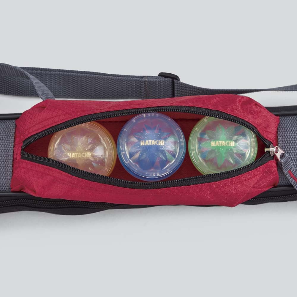 [HATACHI Official] Multi-Club Case  Hatachi Industry Hatachi Ground Golf Supplies bh7004 Case Ground Golf with Mesh Pocket Multiple Storage Easy to