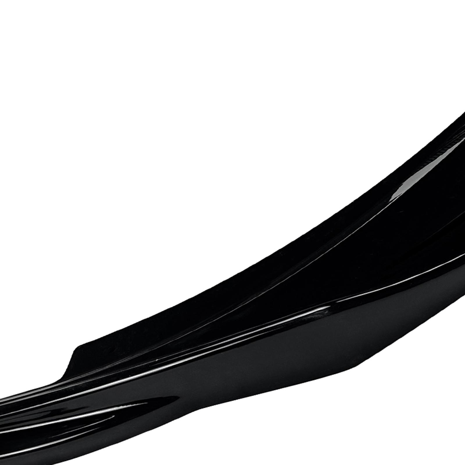 For Volkswagen VW Jetta MK6 2011-14 Standard Version Front Bumper Spoiler Lip Carbon Fiber Look/Gloss Black Lower Splitter Blade Glossy Black