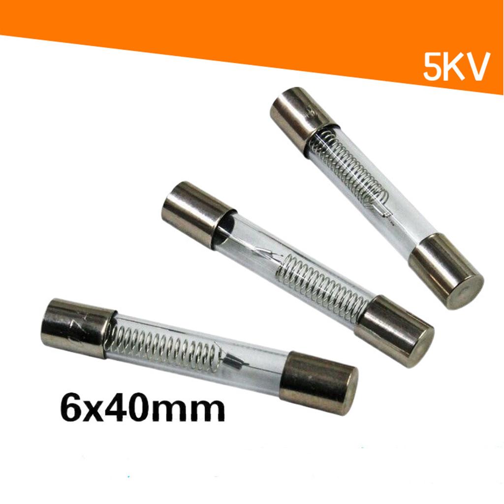 10Pieces 6x40mm Microwave Oven High Voltage Fuse Tubes 0.65A 0.75A 0.8A 0.9A 5KV for Microwave Oven Replacement
