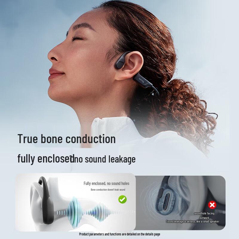 SANAG B22S Bone Conduction Open-Ear Sports Headphones