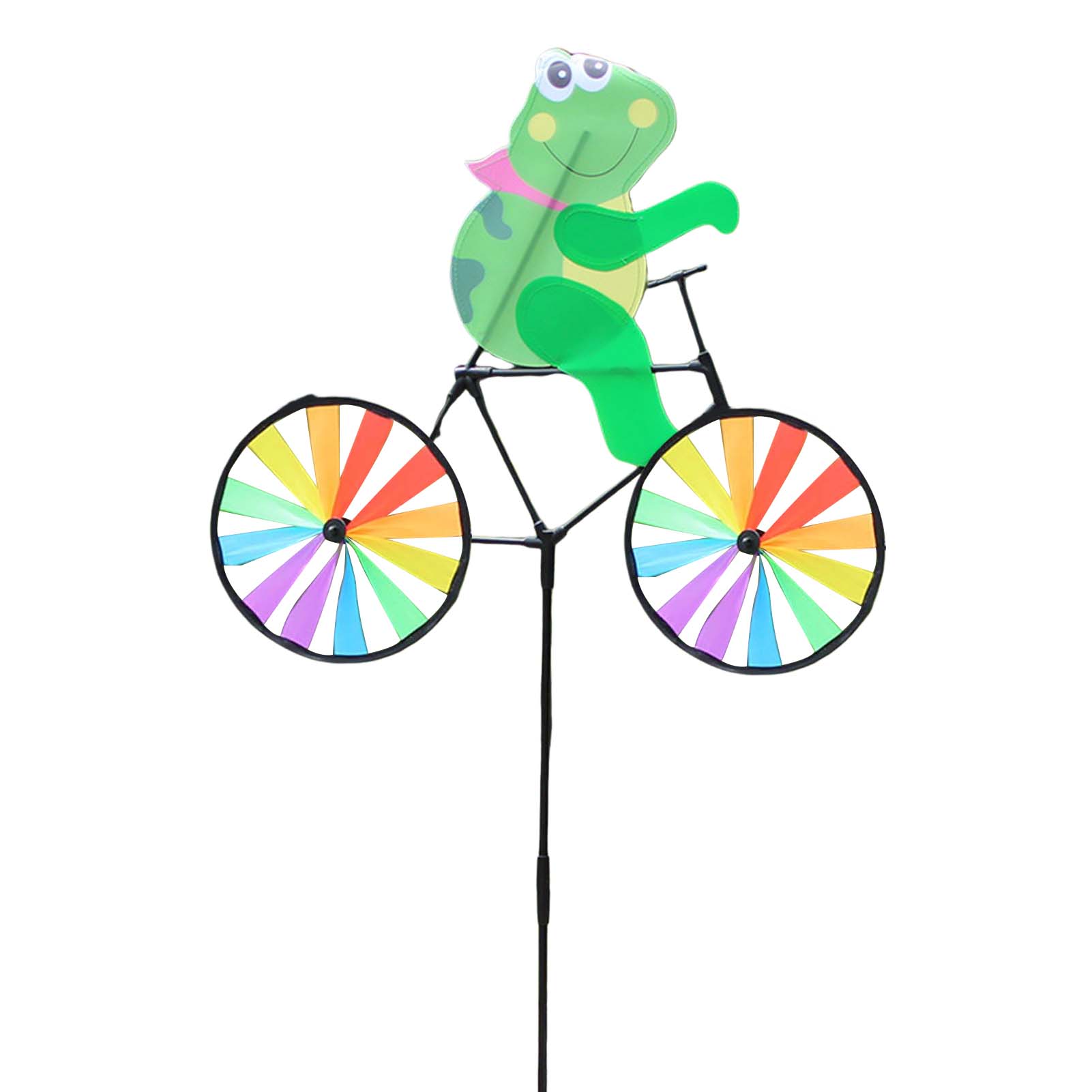 

Cute 3D Animal on Bike Windmill Garden Lawn Yard Decor Wind Spinner for Holiday Garden Decoration