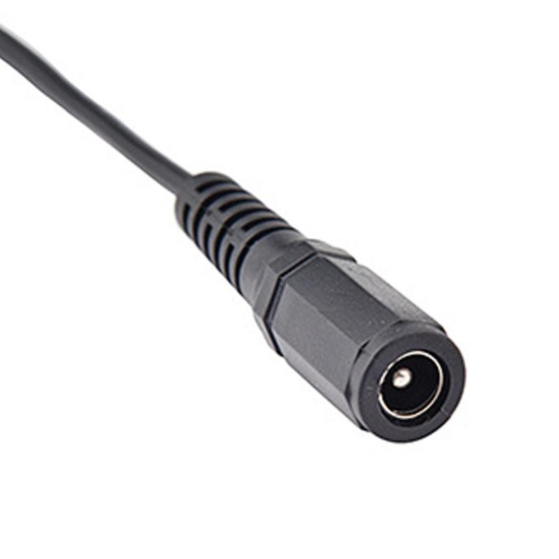 DC5.5x2.1mm Female Power Supply Adapter Cable Extension Wire Line for LED Light CCTV Cameras Electrical Projects