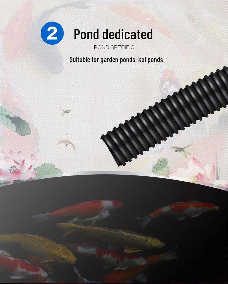 Σωλήνας φίλτρου ενυδρείου: Σωλήνας από κυματοειδές καουτσούκ μικρής διαμέτρου για αντλίες και δεξαμενές ψαριών