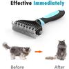 Pet Dog Comb Hair Remover Cat Comb for Long Hair Curly Dogs Cats  Removal Undercoat Pet Brush Rake Dematting Brush Dog Supplies