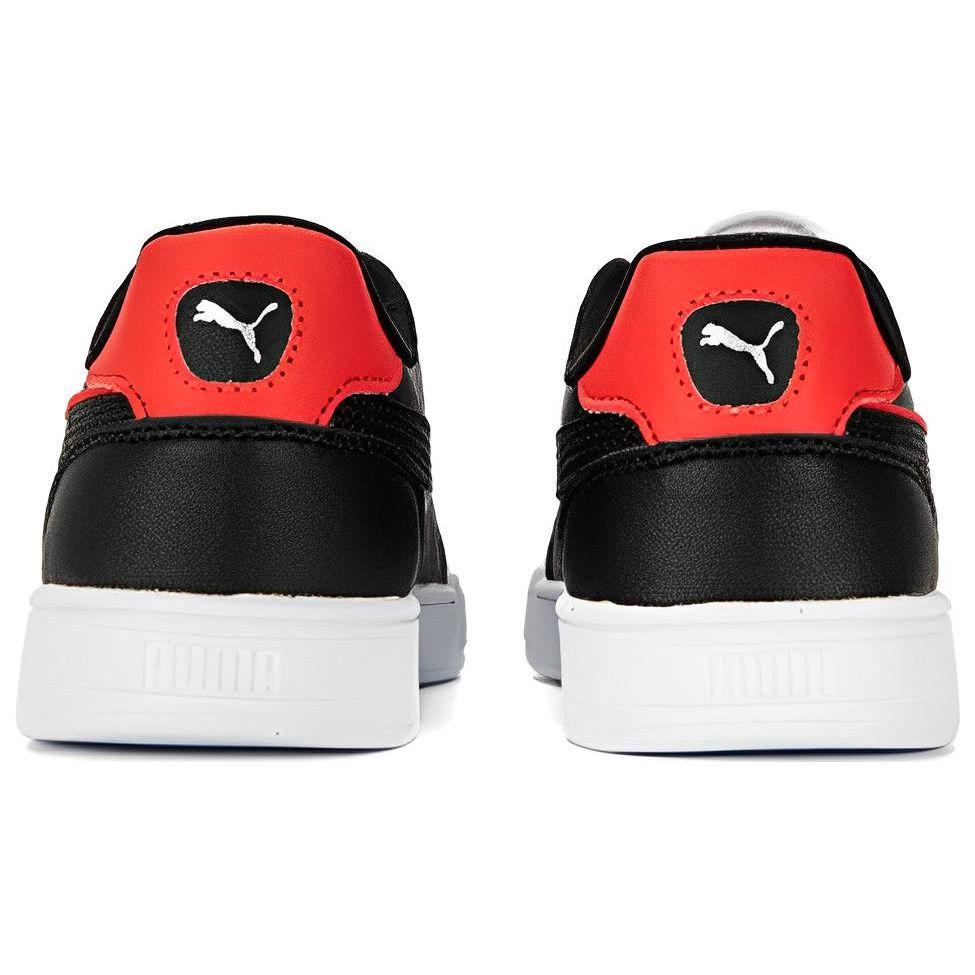 Puma Caven Dime Synthetic Leather Low-Top Sneakers Unisex Sneakers White Black Red 384953-16