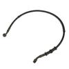 Motorcycle Brake Hose Hydraulic Oil Line Braided Tube for Motorbike ATV Universal 60cm Black