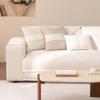 Universal-Sofabezug für vier Jahreszeiten, cremefarbener Stil, rutschfester Sofabezug, Chenille, einfarbig, Jacquard-Spitze, Sofakissen, Rückenlehnentuch