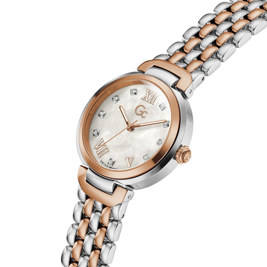 [Gc] Silver Rose Gold Allure (Z64001L1) Women's Watch
