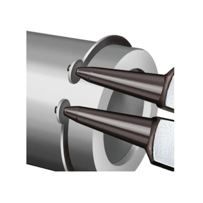 Jeu de pinces pour circlips 8 pièces knipex