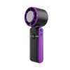 New Portable Handheld Turbo Fan USB Charging 4000mAh Foldable Personal Fan LED Display 5-Speed Cooling Ice Fan for Travel