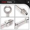 AN3 Motorcycle Brake Line Stainless Steel Braided Hose Banjo Fitting Soft Tube Connection Brake Cable Oil Hose Racing Part