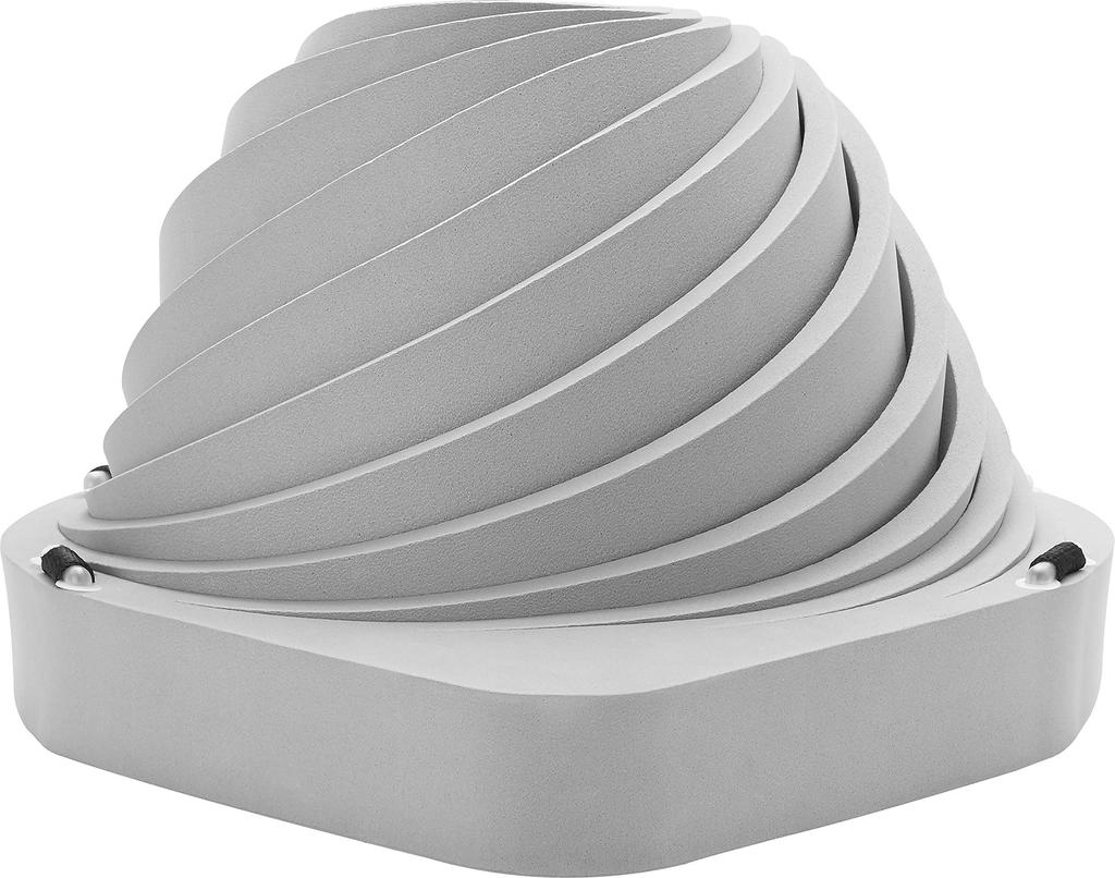 Taica Nouzová kukla „Deru Cap“ Kompaktní typ, 1 kus, Pro obvod hlavy 54–62 cm, Šedá, Snadný nasazovací design, DC-C-01