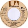 7inch Record CHRIS REA  Fool If You Think Its Over UAXW1198 UNITED ARTISTS 1978 Canada Rock Used