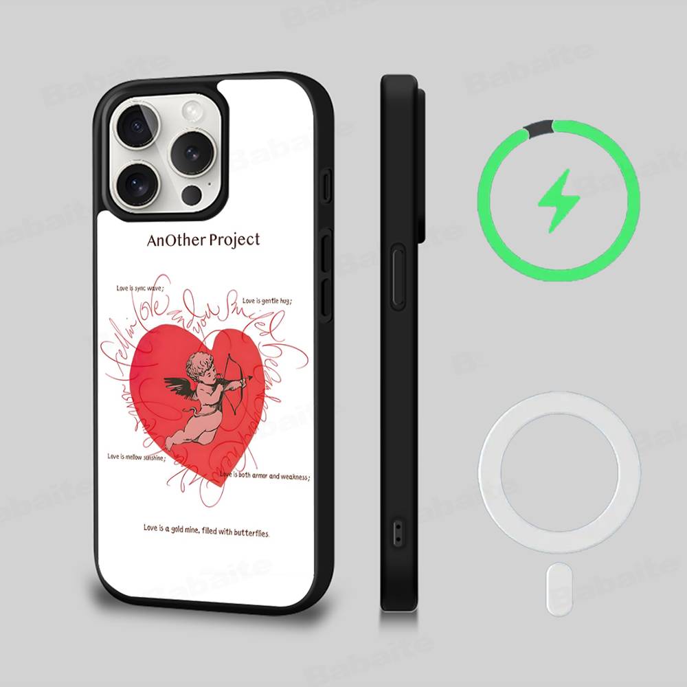 Middle Ages Retro Cupid Angel For Magsafe Magnetic Wireless Phone Case For IPhone 17 Pro 16 15 14 Plus 13 12 11 Pro Max