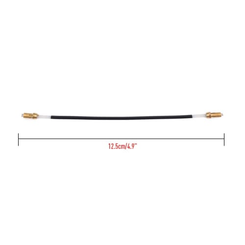 3/4 and 4/4 Violin Tailpiece, Tailgut Tail Rope, Abrasion Resistant, Pack of 5, Black