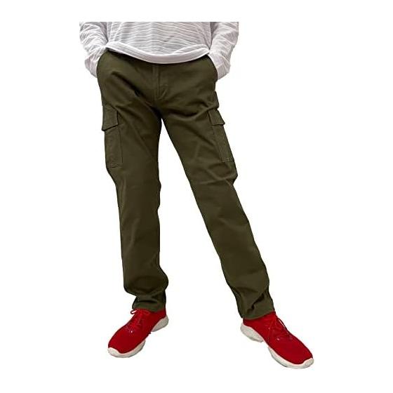 [Outdoor Products] Cargo Pants Men s Chino Pants Slim Stretch