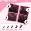 False Eyelash Extension Set 8-16Mm Length 80D + 100D + 120D + 150D Multiple Hairs