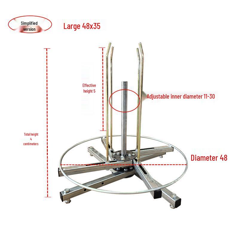Vertical Wire Reel Stand: Electrician's Wire Payout Rack & Pulling Tool