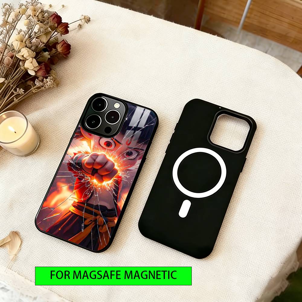 Epic Nezha Phone Case For iPhone17,16,15,14,13,12,11 Plus,Pro Magnetic For Magsafe Wireless Charging