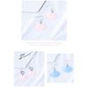 Damen Form Ohrringe Mädchen Harz Ohrhaken Legierung Stecker Ohrring Schmuck Feiertag Geburtstagsgeschenk