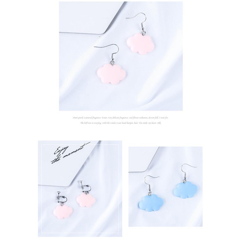 Damen Form Ohrringe Mädchen Harz Ohrhaken Legierung Stecker Ohrring Schmuck Feiertag Geburtstagsgeschenk